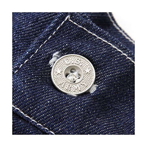 Amazon.co.jp: 米軍 WW2 デニム ワーク パンツ 33 ネイビー アメリカ軍